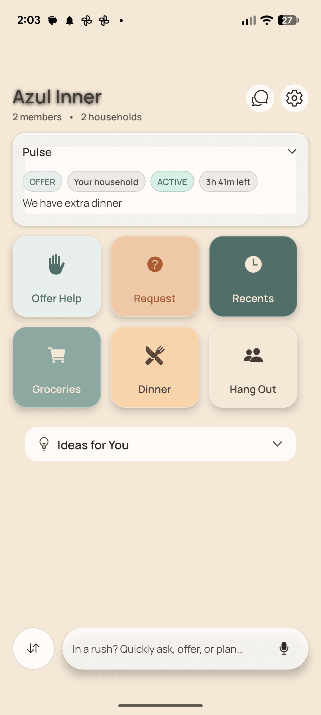 Circle app screenshot